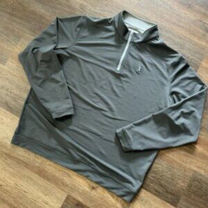 Peter Millar UNC Chapel Hill Tarheels X Cancer Awareness Golf 1/4 Zip Sz XXL